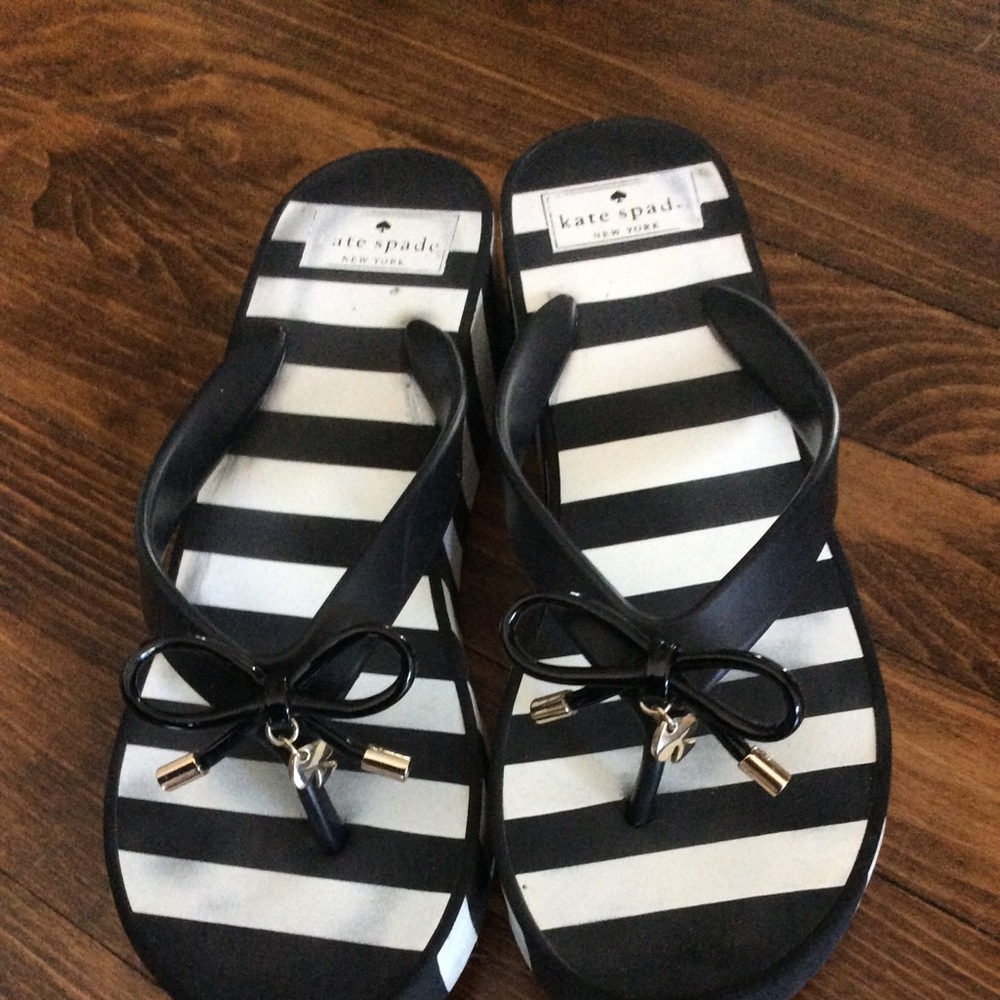 Kate spade striped sandals